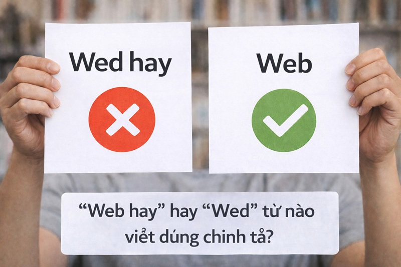 Web hay Wed? Từ nào mới đúng chính tả?